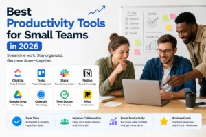 Productivity Tools for organizing tasks, saving time, improving focus, and managing work efficiently