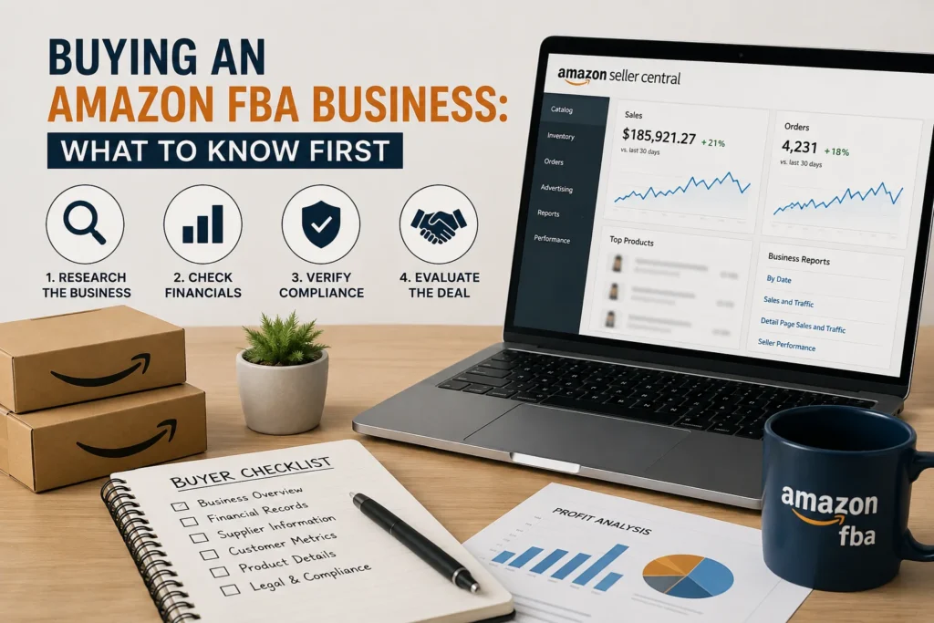 Amazon FBA Business for Sale – Buyer’s Guide and Checklist