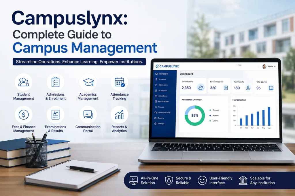 Campuslynx campus management system dashboard and complete guide to campus management