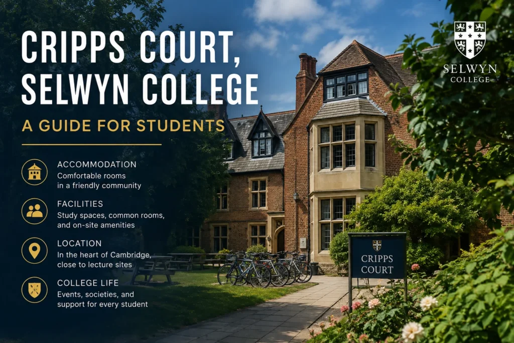 Cripps Court at Selwyn College, Cambridge – student accommodation and college facilities