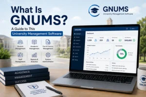 GNUMS university management software dashboard and academic administration system