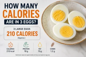 Calories in 3 Eggs – Nutritional Value and Calorie Guide