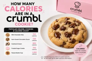 How Many Calories in a Crumbl Cookie – calorie guide for popular Crumbl cookie flavors