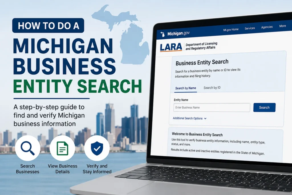 Michigan Business Entity Search – How to Find and Verify Business Records