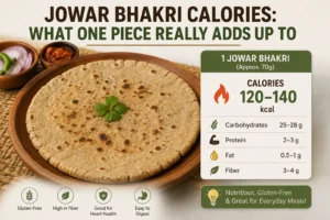 Jowar Bhakri calories: nutritional value and calories in one piece