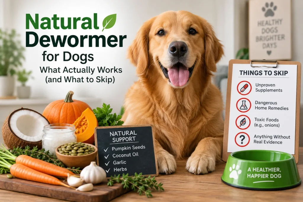 Natural Dewormer for Dogs: What Actually Works and What to Skip