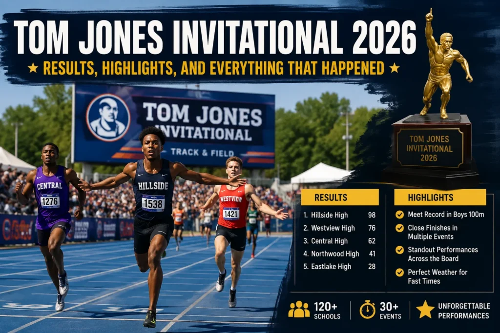 Tom Jones Invitational 2026 results, highlights, and track and field event action