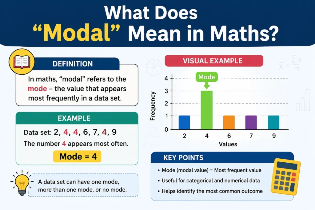 Modal Maths Meaning – Definition, Examples, and How to Find the Mode