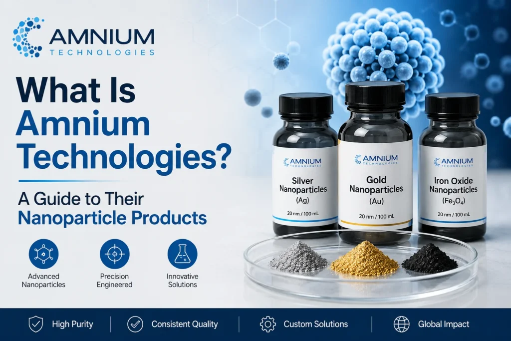 Amnium Technologies nanoparticle products and advanced nanotechnology solutions