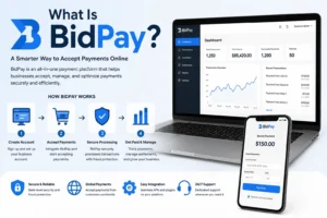 BidPay payment platform dashboard showing how BidPay works for online payments
