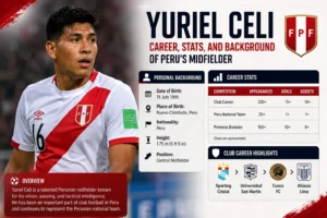 Yuriel Celi career, stats, and background as a Peruvian midfielder