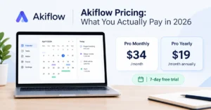 Akiflow pricing plans and subscription costs for 2026