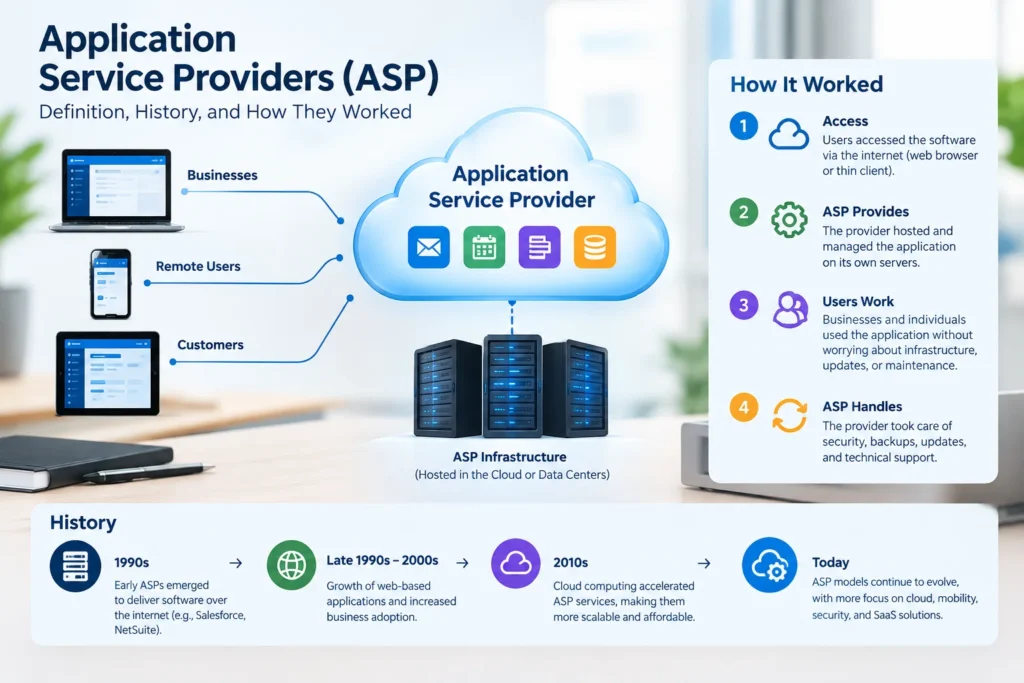 Application Service Providers delivering cloud-based software and IT services