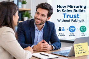 Mirroring Sales techniques that build trust and rapport with customers
