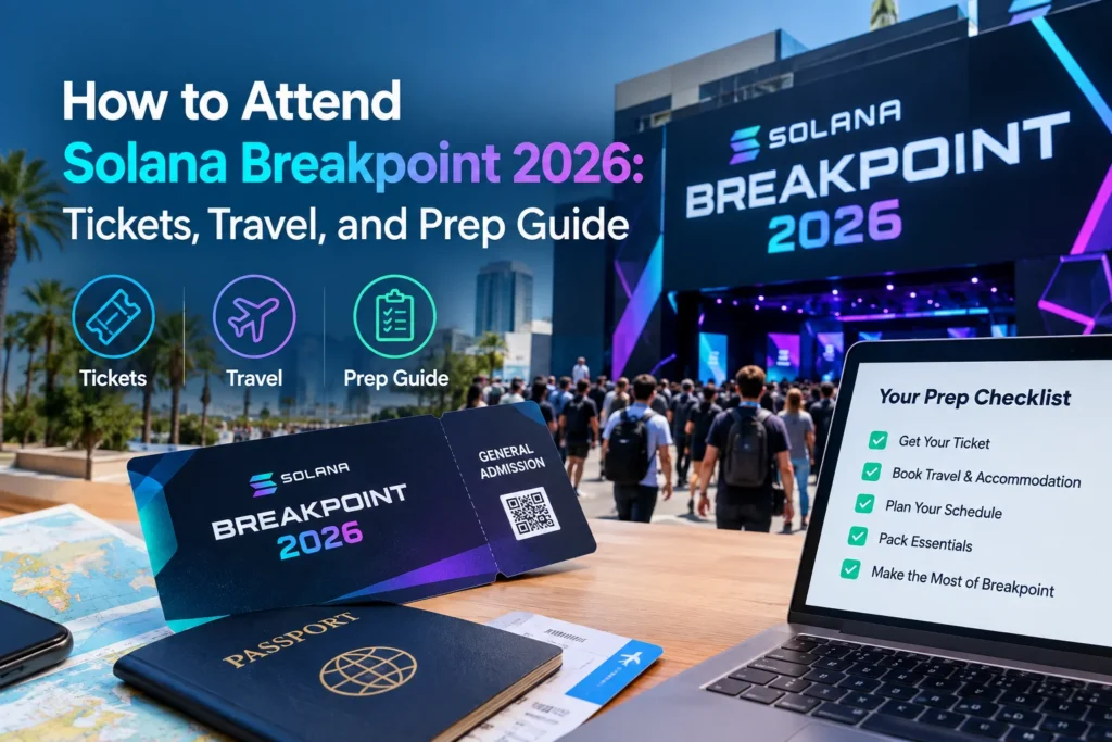 Solana Breakpoint 2026 tickets, travel essentials, and event preparation guide