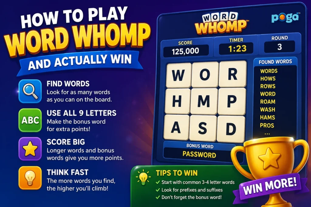 Wordwhomp on Pogo – Complete Player’s Guide