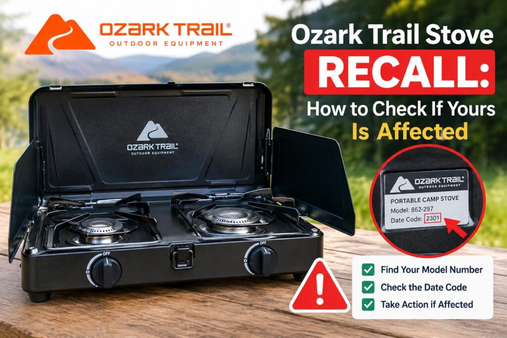 Walmart Ozark Trail stove recall — how to check if your stove is affected