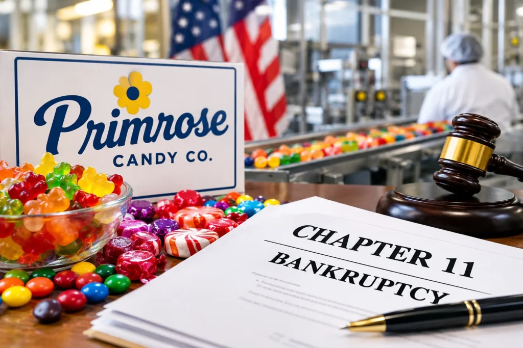 Primrose Candy Co. Files Chapter 11 amid financial challenges in the candy industry