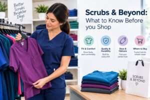 Scrubs and Beyond medical scrubs shopping guide with healthcare uniforms