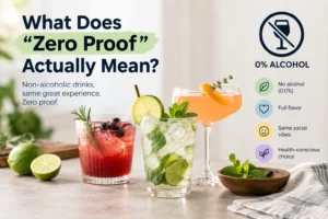 What is zero proof: a guide to zero-proof non-alcoholic drinks