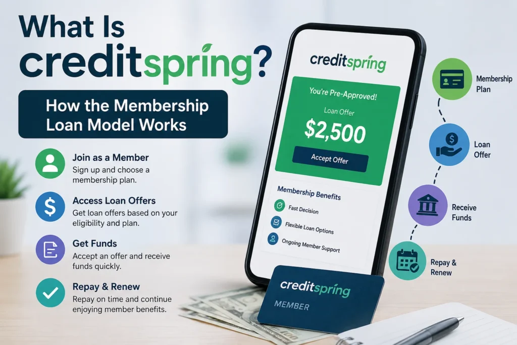 Credit Spring membership loan model and how it works