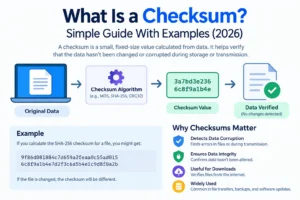 What Is a Checksum? Simple guide showing checksum verification and data integrity