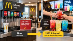 McDonald's Nationwide Soda Changes in 2026 and new beverage options
