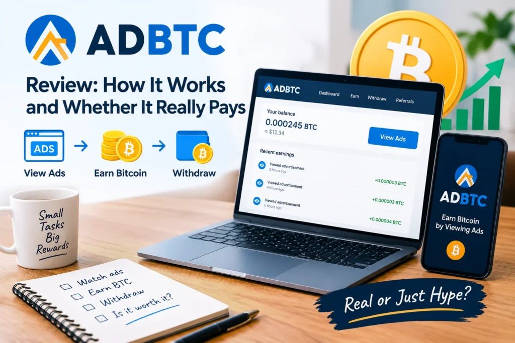 adBTC Review 2026: Is It Legit? What You Can Earn