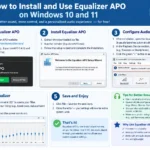 Step-by-step guide to install and use Equalizer APO on Windows 10 and 11, including downloading, installation, audio device configuration, and equalizer settings.