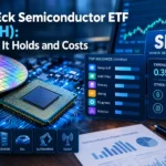 VanEck Semiconductors ETF showing semiconductor holdings, SMH performance, and ETF costs